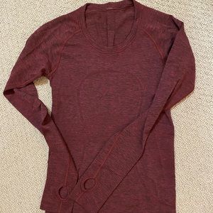 Lululemon long sleeve running shirt